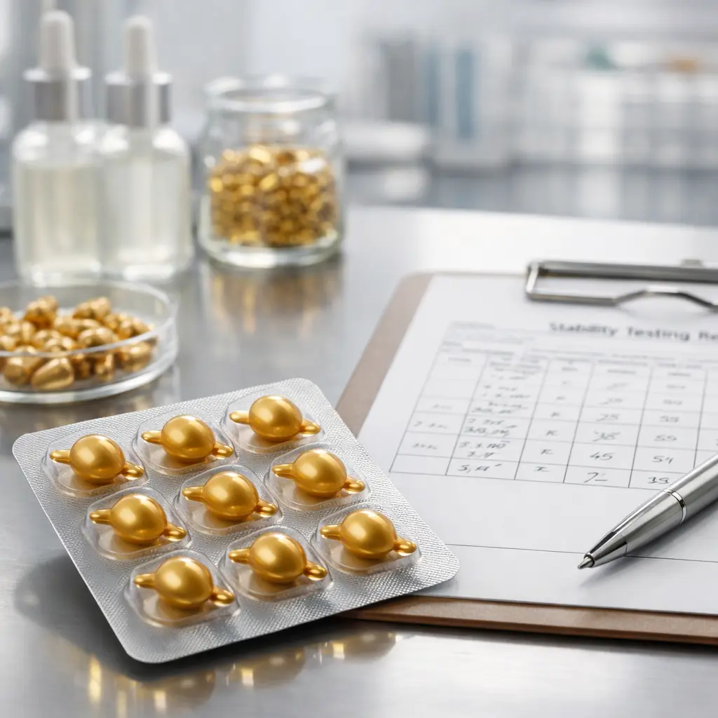 retinol capsule blister packaging compatibility and stability review