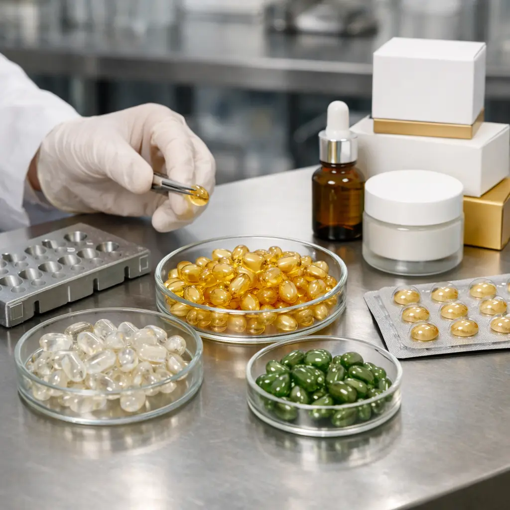 OEM ODM laboratory review of serum capsule shells, mold samples, and packaging compatibility