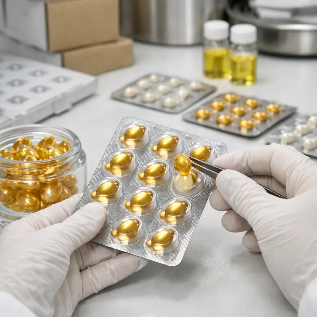 Serum capsule packaging compatibility review for blister and jar formats