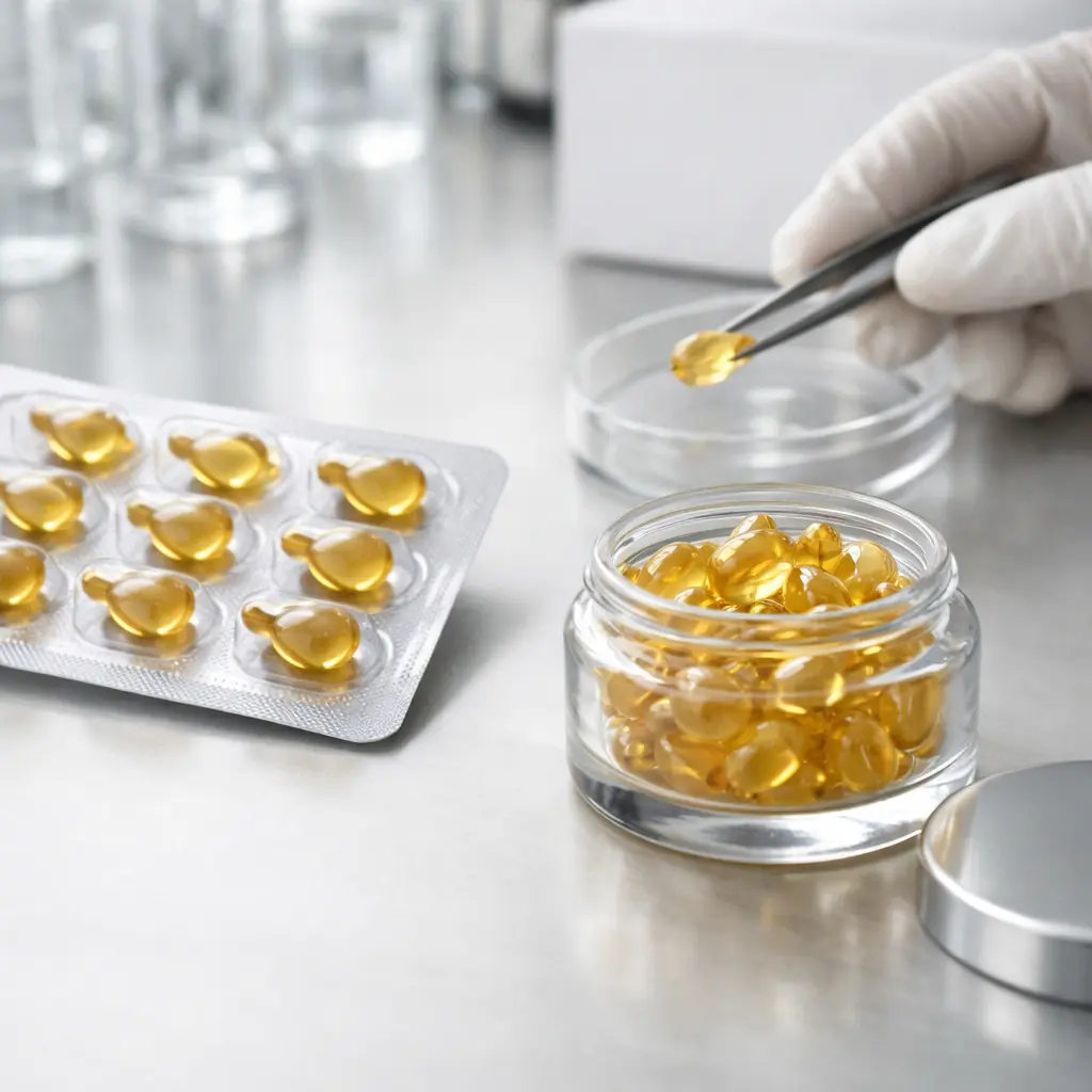 Retinol capsule blister and jar packaging compatibility review