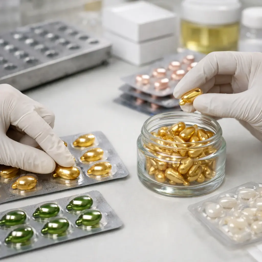 Blister and jar compatibility review for filled skincare capsules