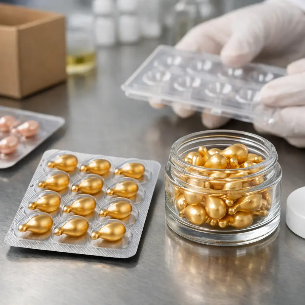 Serum capsule blister and jar packaging compatibility review