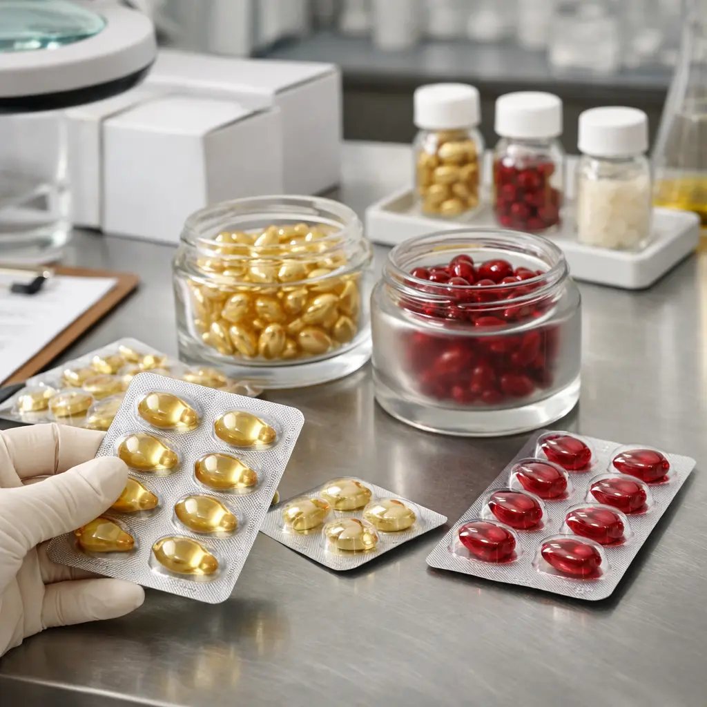 Retinol capsule packaging compatibility review with blister and jar formats