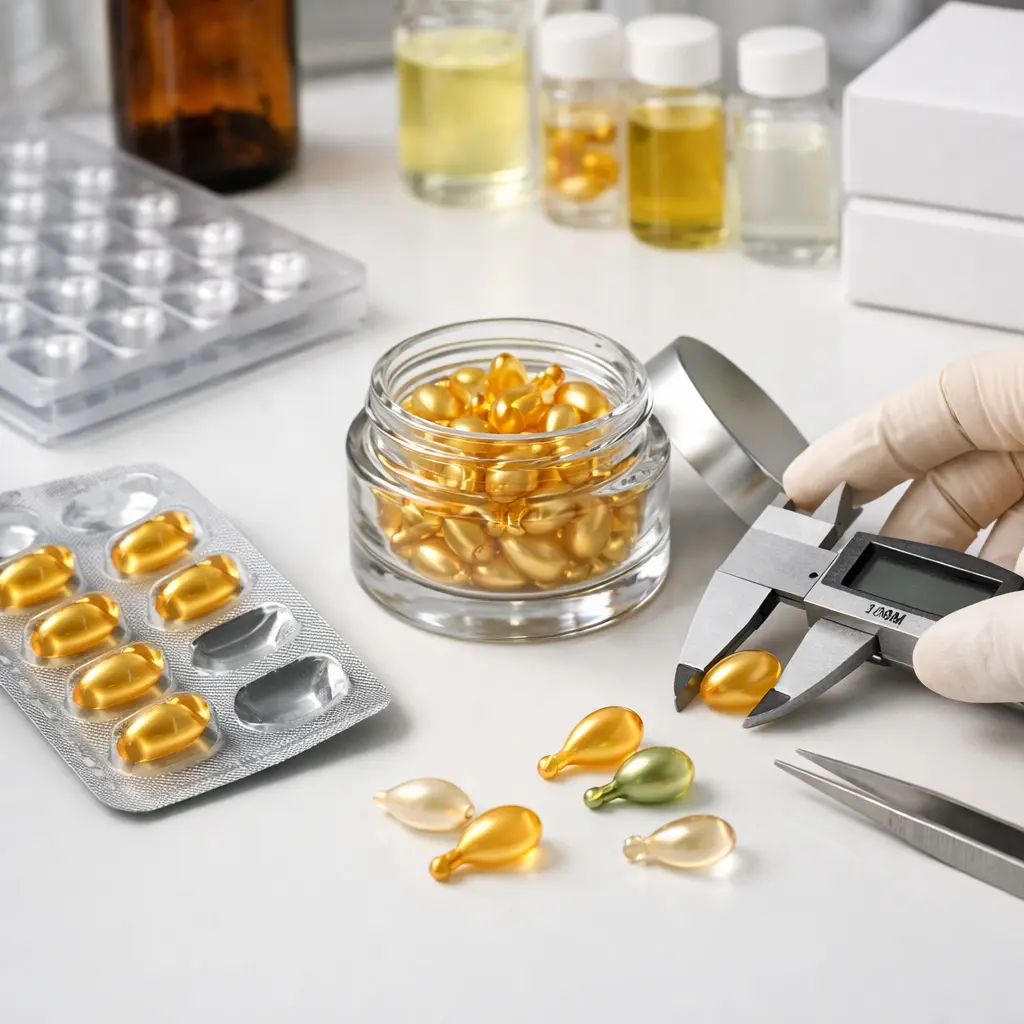 Serum capsules reviewed for blister and jar packaging compatibility