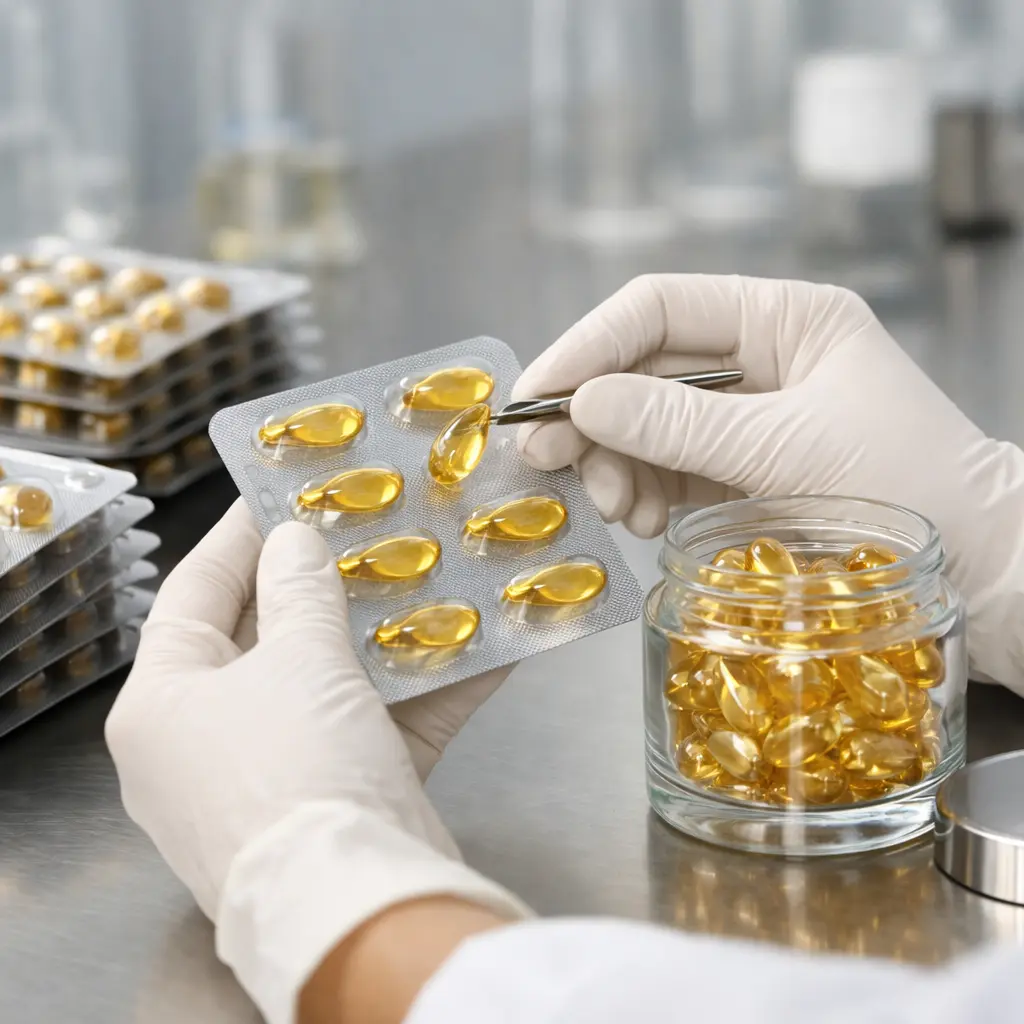 Retinol capsule packaging compatibility review with blister and jar formats