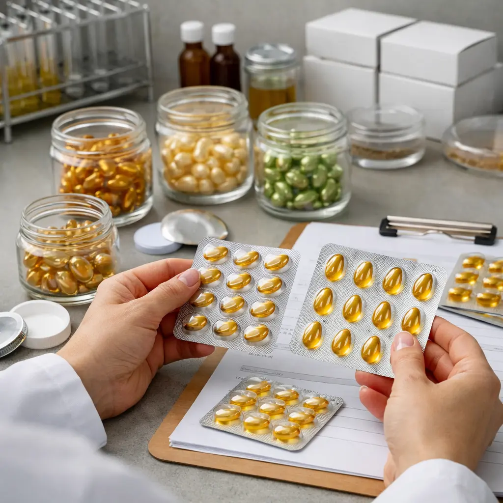 Facial oil capsule jar and blister packaging compatibility review