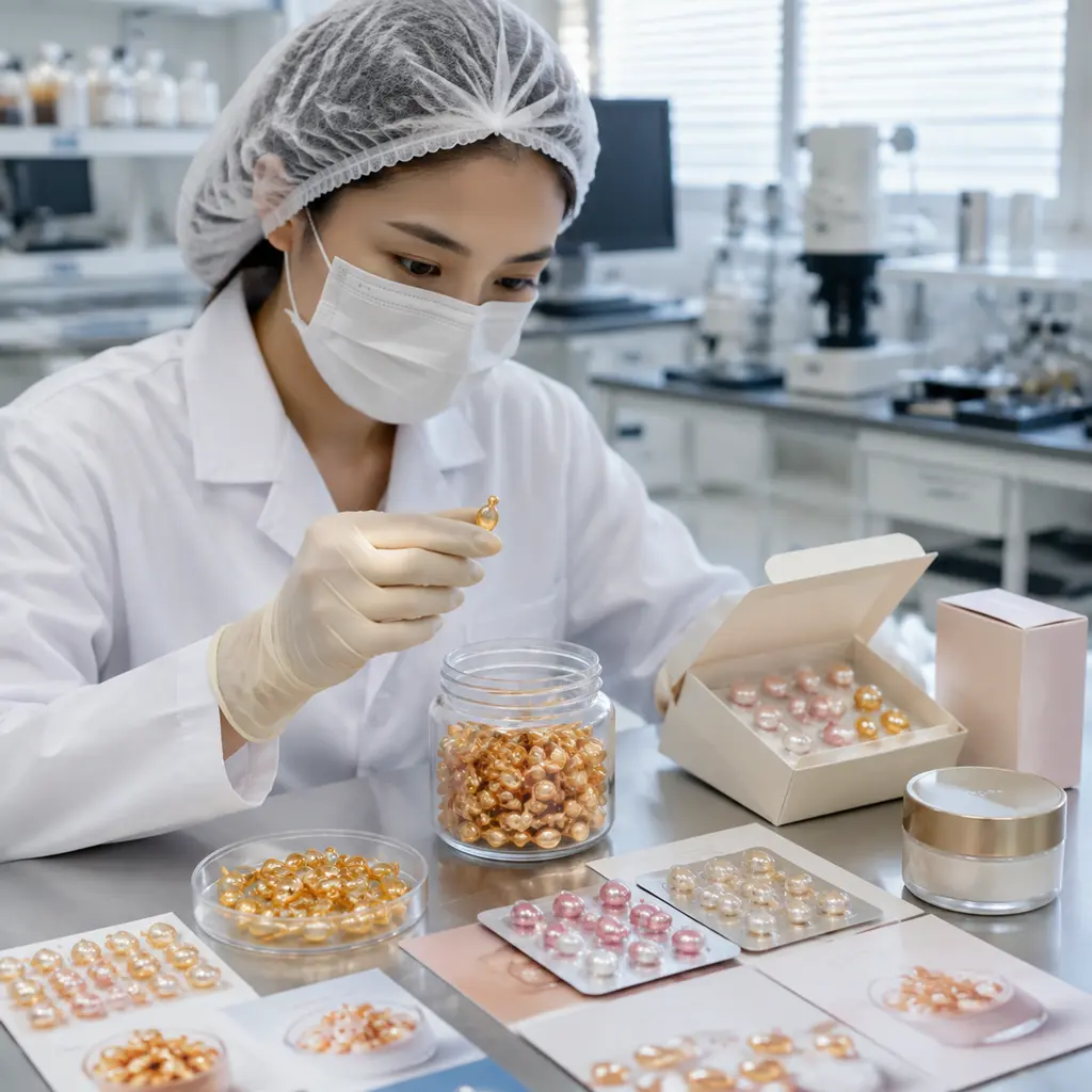 Retinol serum capsule packaging compatibility review with blister and jar samples